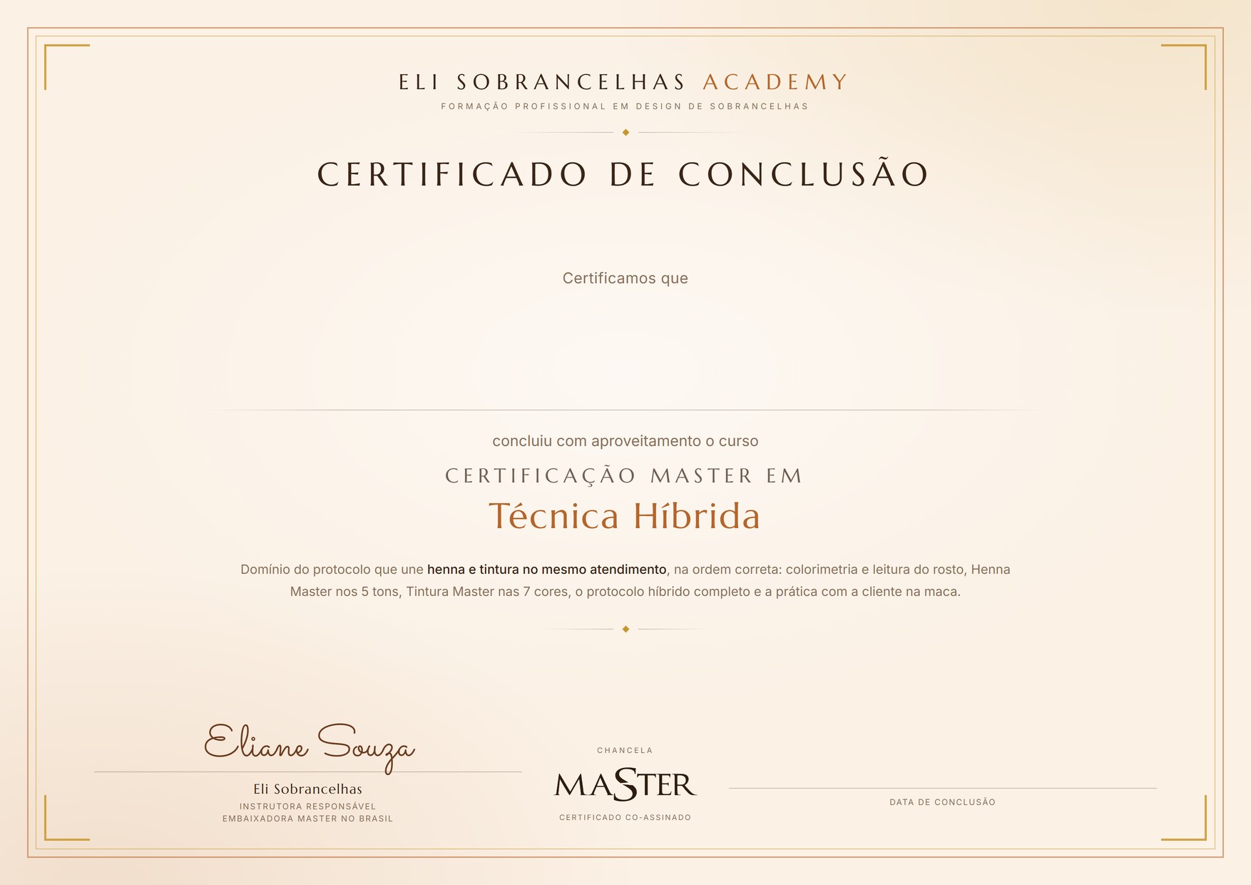 Certificado, frente, modelo limpo
